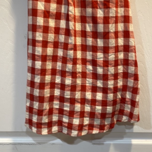Cotton Candy LA Red Gingham Check Cut Out Dress S - Picture 5 of 7